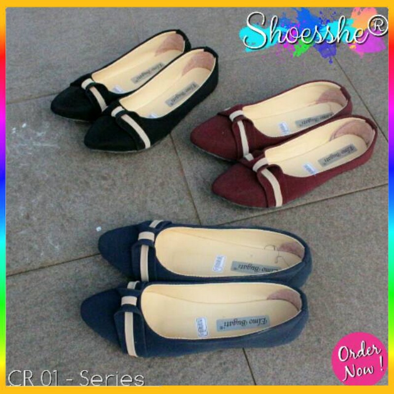 Sepatu Flat Shoes Wanita (CR 01 - Series)