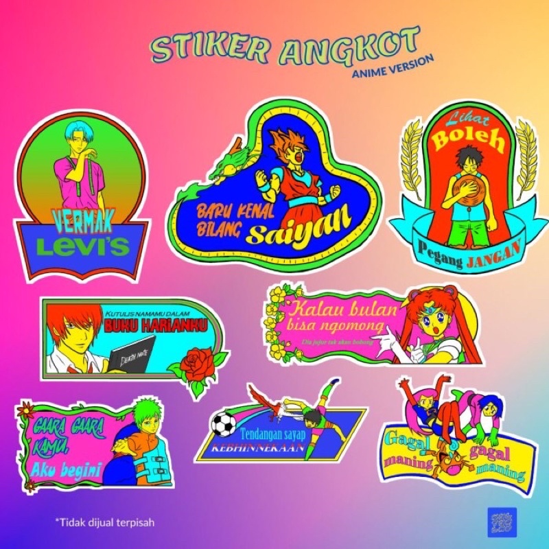 

Stiker Anime Kalcer | Stiker Hiasan Laptop | Stiker Lucu