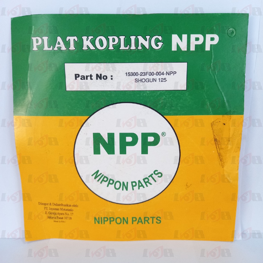 NPP Kampas Plat Kopling Shogun 125 Parts Motor Suzuki 4 Lembar Clutch Set