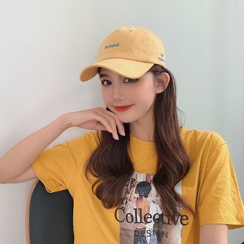 Letter Embroidery Baseball Cap Casual Trendy All-match