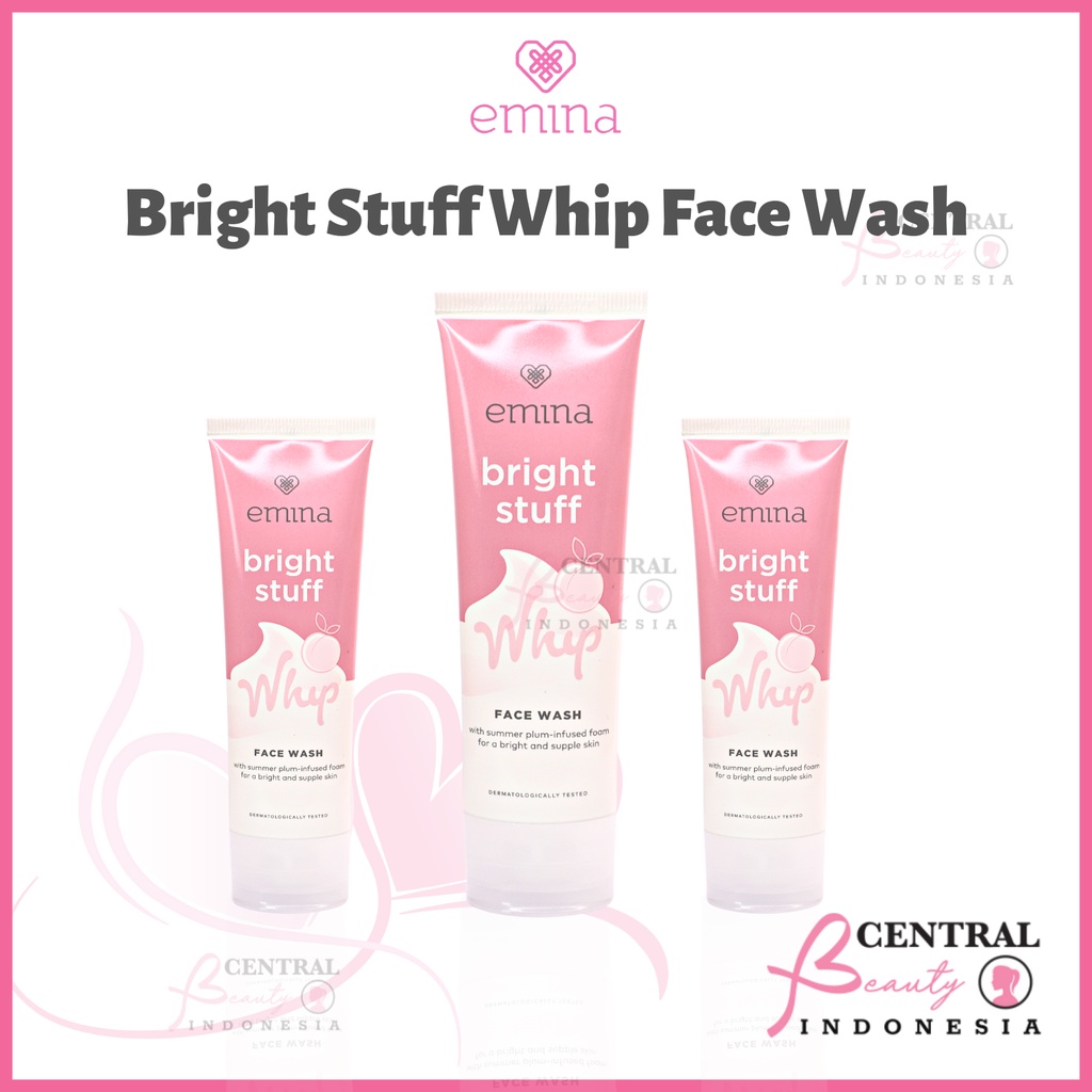 EMINA ❤ Central Beauty ❤ Bright Stuff Whip Face/Facial Wash 50ml