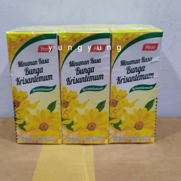 

[READY STOCK] 1 Pak Isi 6 Kotak Yeos Teh Kembang Chrysantemum Drink 250 ml