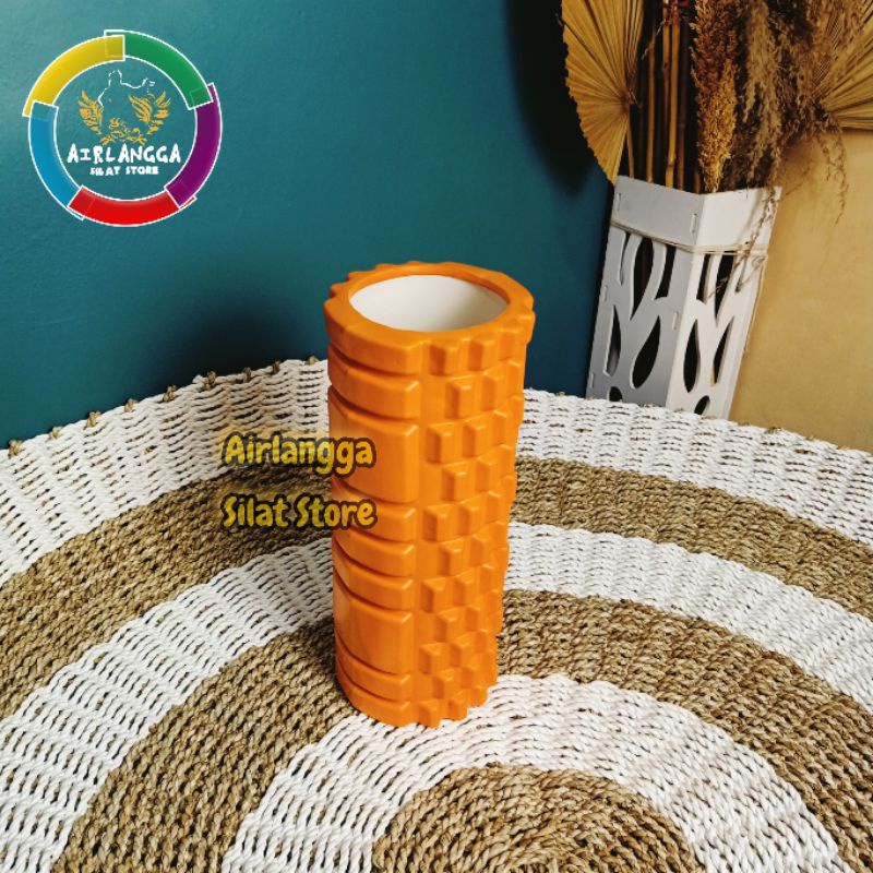 Rumble Roller Foam Yoga Rumble Roller Foam Yoga model bulat alat relaksasi paha model bulat KTECH Ro