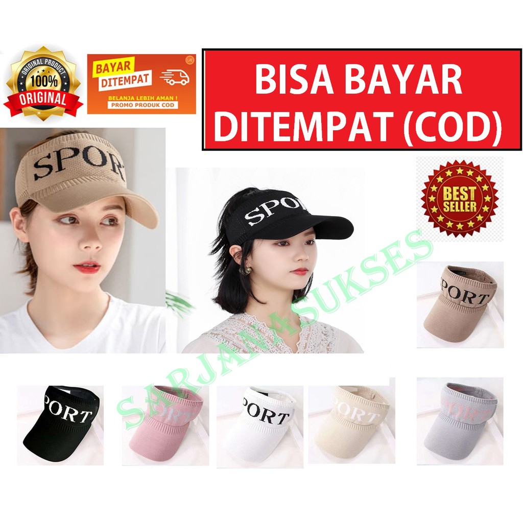Diskon Topi Golf Tenis Rajut Import/Topi Rajut Diskon Olahraga Wanita/Topi Tenis Rajut Import/Topi G