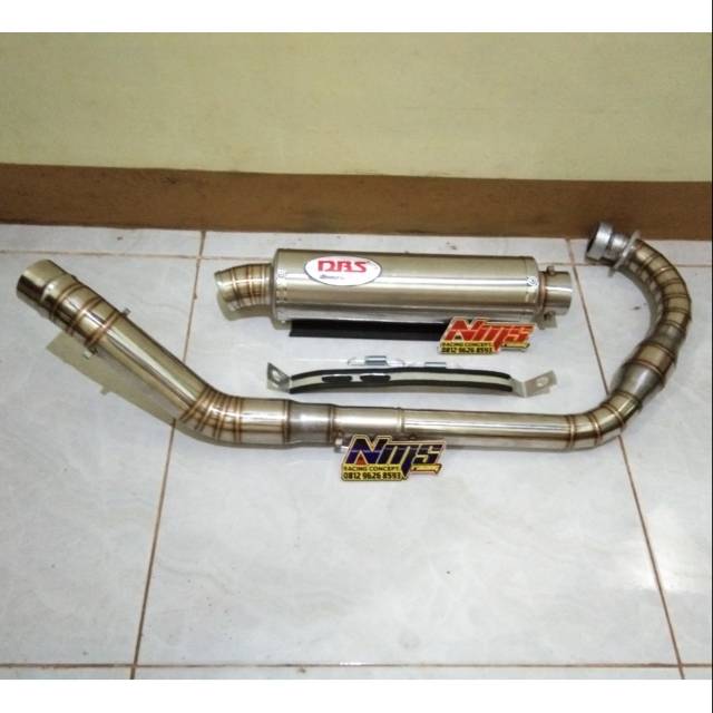 knalpot dbs scorpio z.full system leher full las cacing power boom