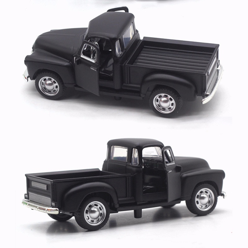 Mainan Mobil Pickup Truck Bahan Alloy Gaya Vintage Skala 1 / 32 Untuk Anak