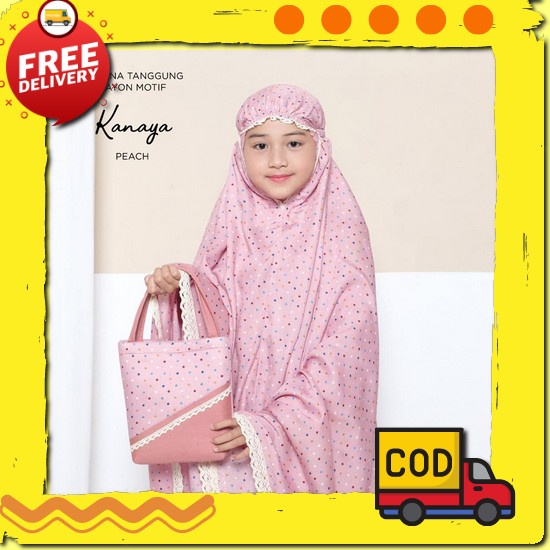 ➳➵✻ Mukena Pompom Anak Balita, Tk Dan Sd Rayon Premium | Umur 2-12 Tahun | Lembut Adem | Mukena Mura