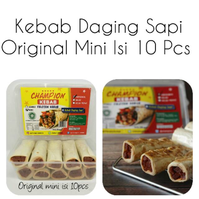 

KEBAB FROZEN SAPI ORIGINAL MINI ISI 10 PCS