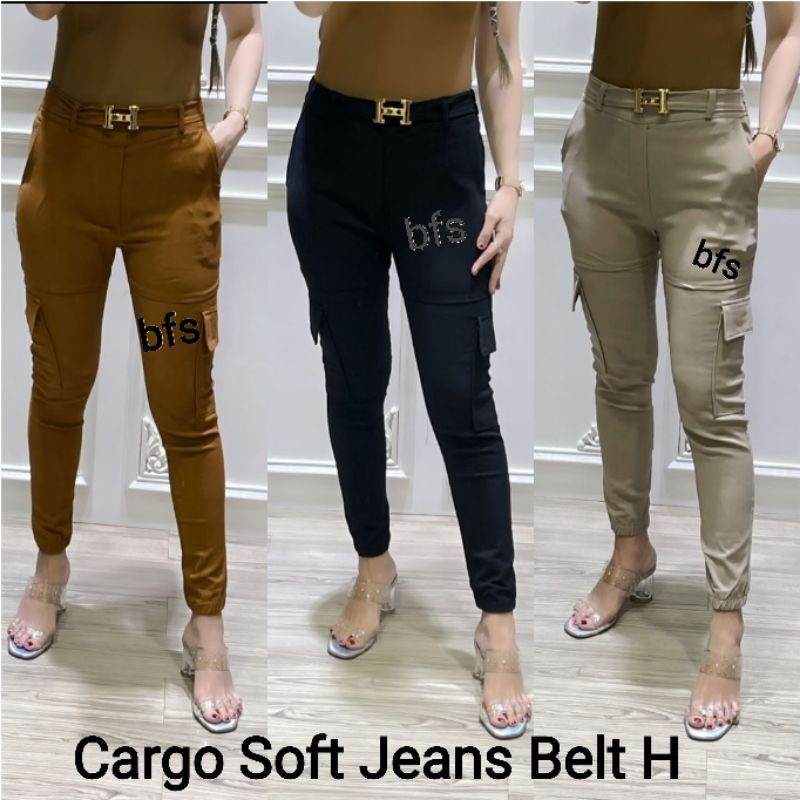 Celana Impor Wanita Soft Jeans Strecth 9225