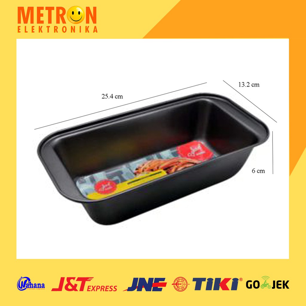 MAXIM BAKEWARE LOAF PAN 25.4 x 13.2 x 6 cm LOYANG KUE CAKE ANTI LENGKET - BWLP(ZX)25