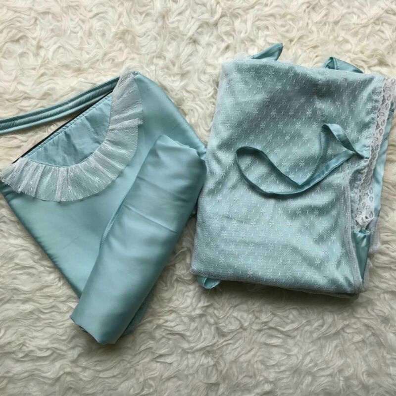 Mukena Tule Silk - Mukena Silk Premium - Mukena Premium- Mukena Potongan-Mukena Tile-Mukena Brokat