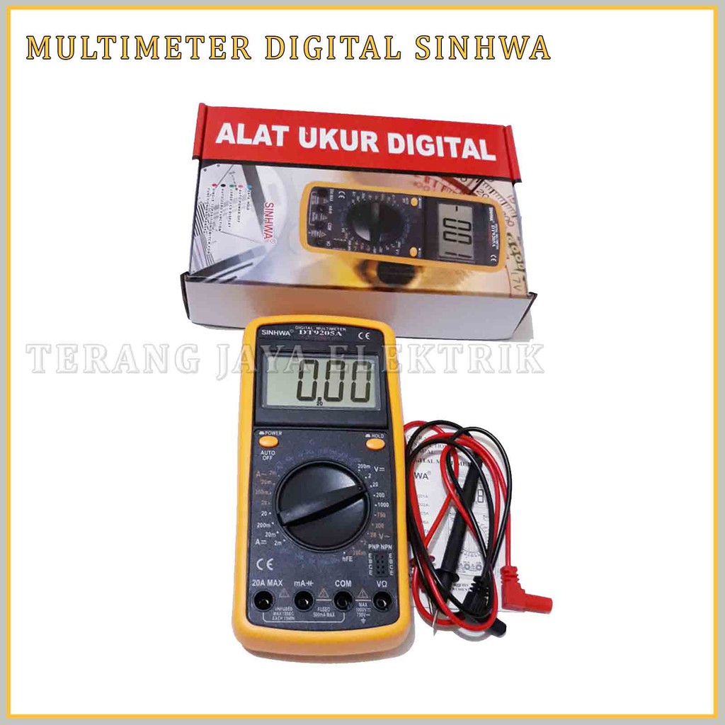 Multitester / Multi tester / Multi Meter Digital SINHWA DT9205A