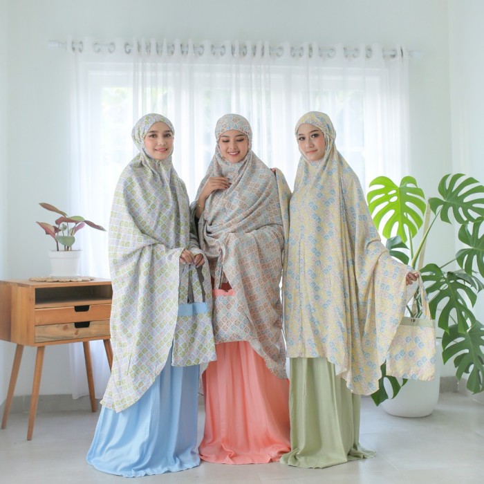 TERLARIS MUKENA BANESKA KOMBINASI ALLAMANDA