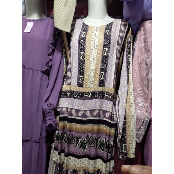 Baju Gamis Rayon Motif Batik