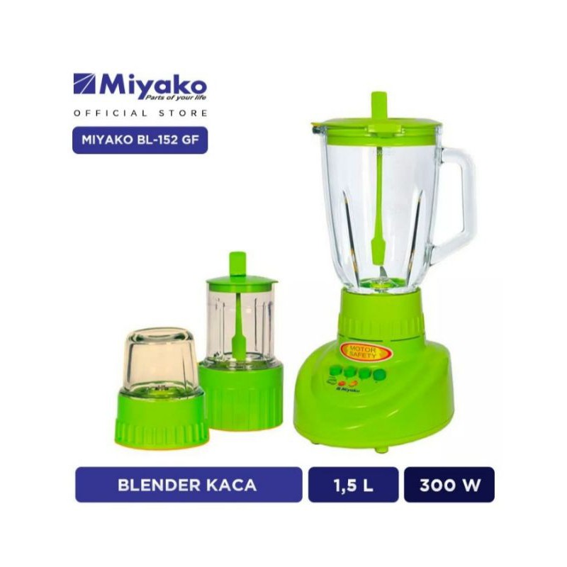 Blender MIYAKO BL-152GF PELUMAT Beling,Big Cap 1,5 Liter 3IN1