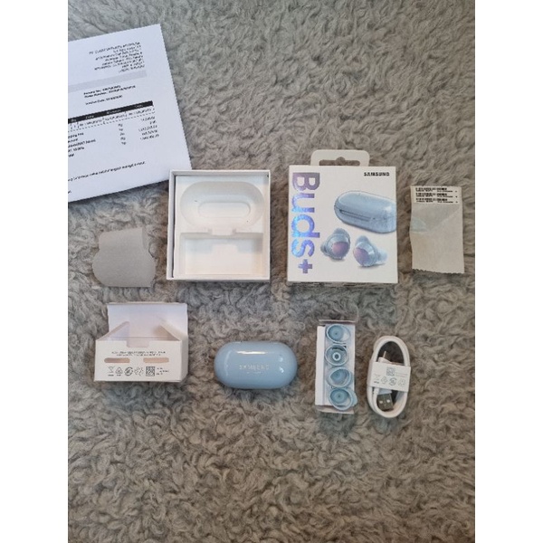 SAMSUNG TWS GALAXY BUDS + BUDS+ PLUS BIRU BLUE EX SEIN SECOND PRELOVED