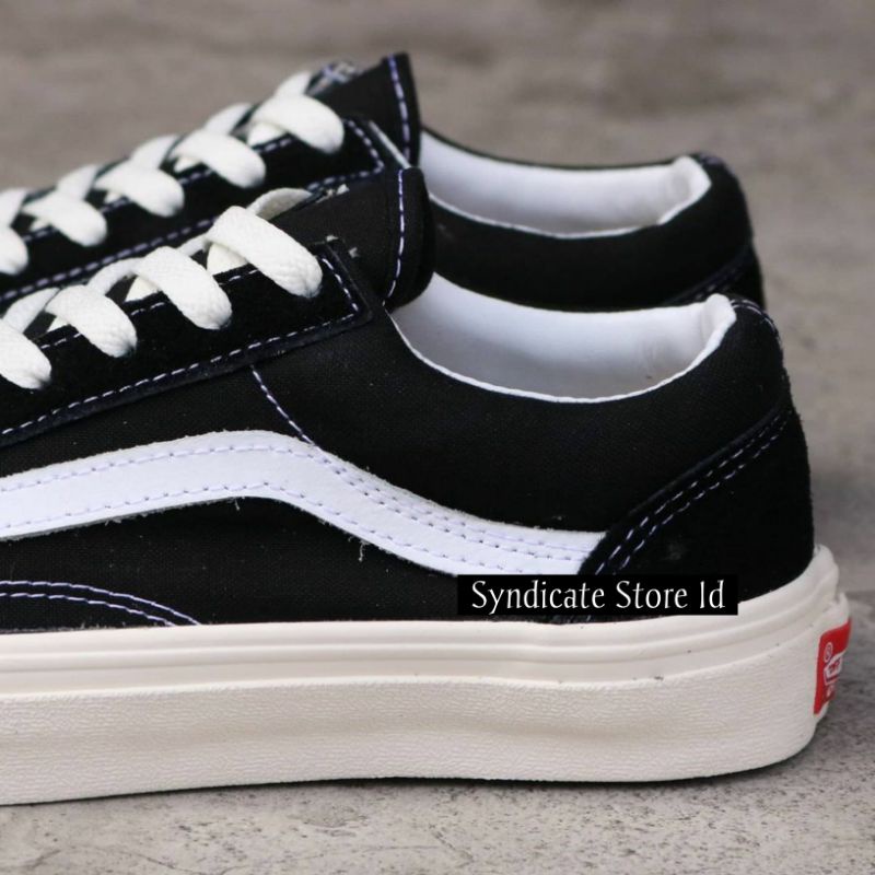 SEPATU VANS OLD SKOOL OG PREMIUM Black White Import 100% (Bonus Kaos Kaki) SNEAKERS OLDSKOOL VANS OLDSCHOOL original 100% sepatu pria sepatu wanita sneakers vans