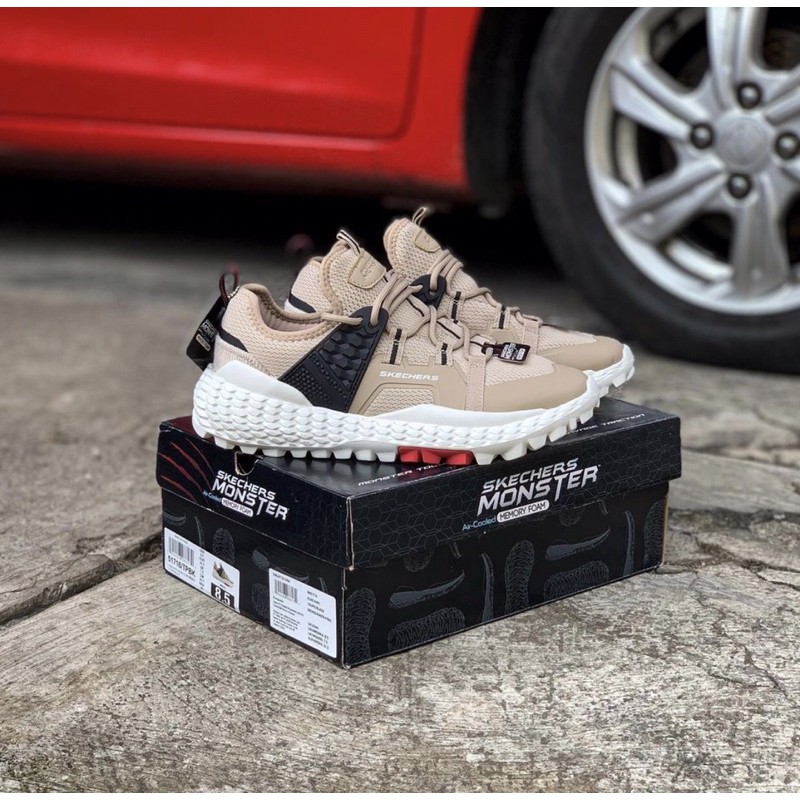 Sepatu SKECHERS MONSTER STREETWAY TAUPE 51716 (MEN)