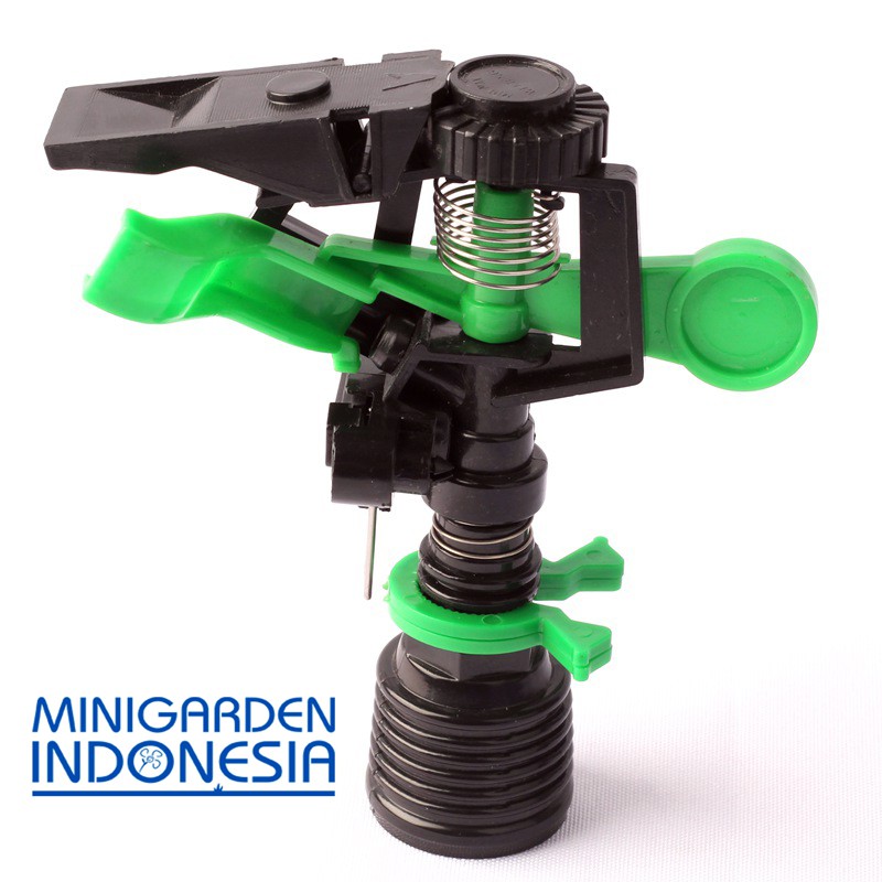 IMPACT SPRINKLER drat 1/2 inch putar 360 derajat irigasi fertigasi penyiraman hidroponik taman