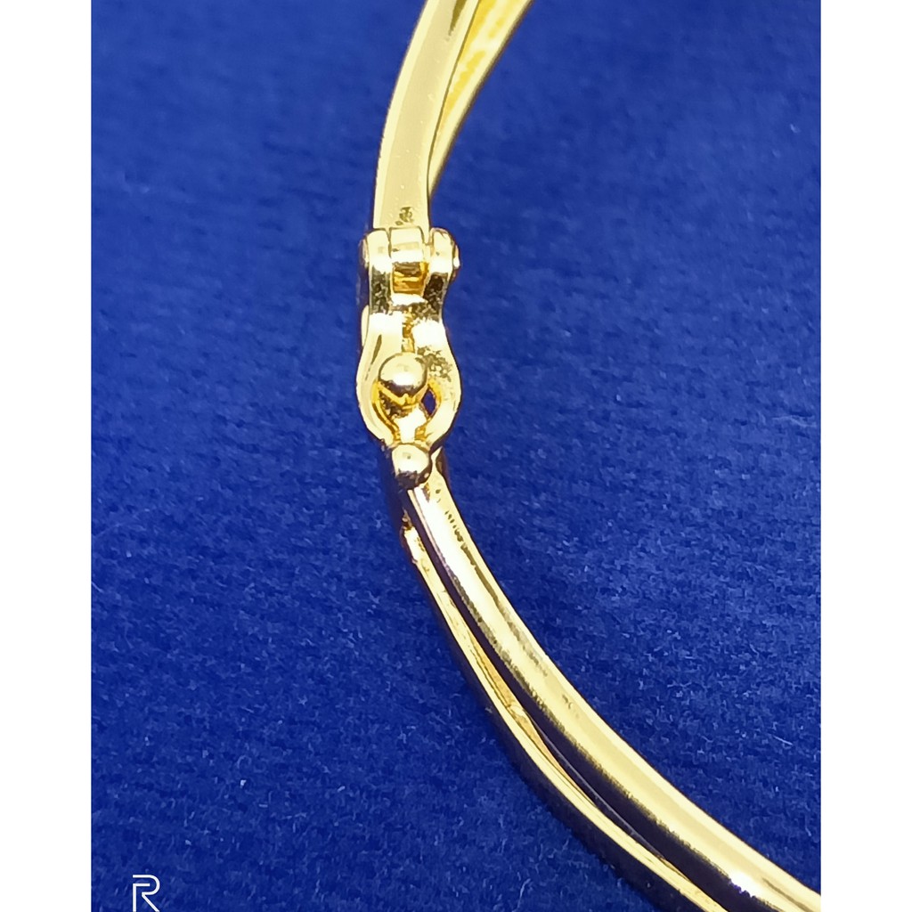 GELANG BANGKOK LAPIS EMAS 24K/ Perhiasan Xuping