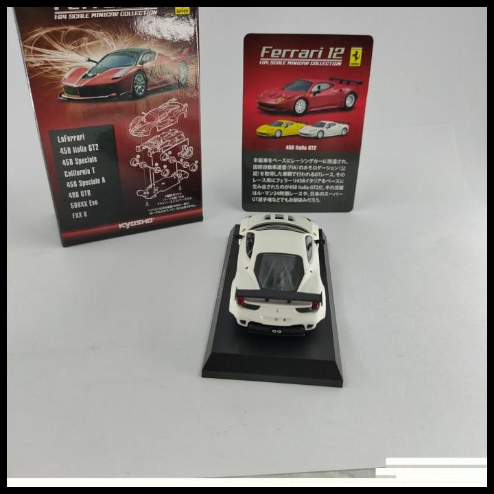Kyosho Diecast Model Collection Edition Ferrari 458 Italia Gt2 Putih
