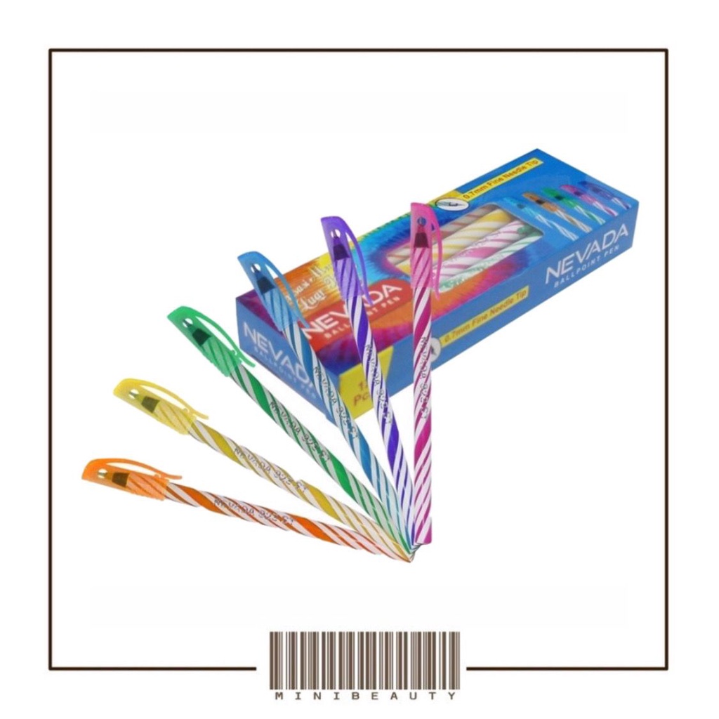 

pulpen nevana hitam balpoin lilin ulir 923 ST pena pen bolpen color unik
