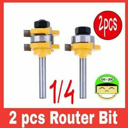 Anna | Mata Router Set Untuk Panel Pintu Jendela Tongue & Groove Router Bit S