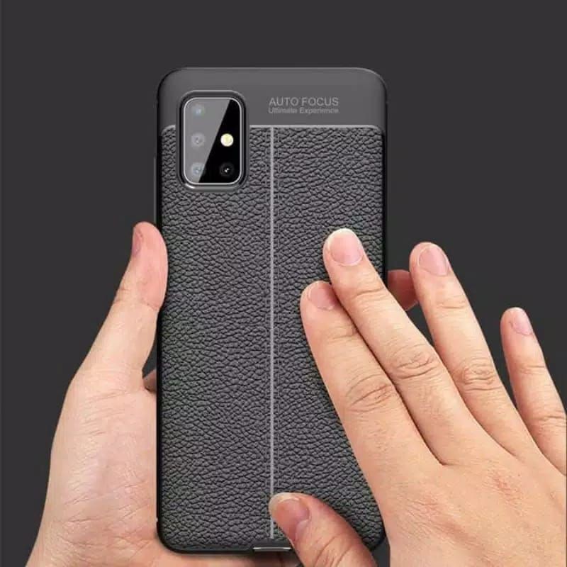 Softcase Samsung A71 Autofocus Leather Case Premium Quality