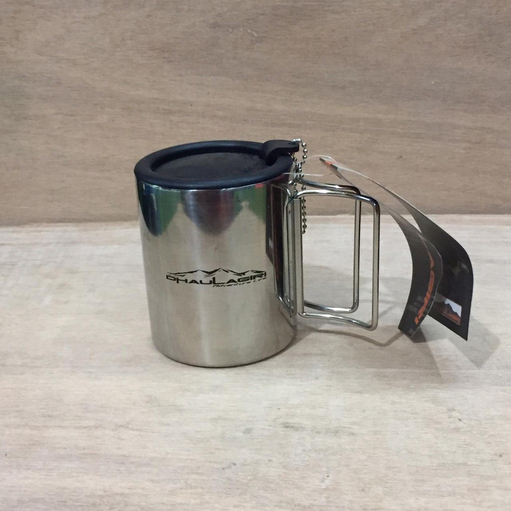 GELAS gunung/gelas portable/gelas Dhaulagiri/INSULATED DHAULAGIRI MUG 300 ML - gelas stainless