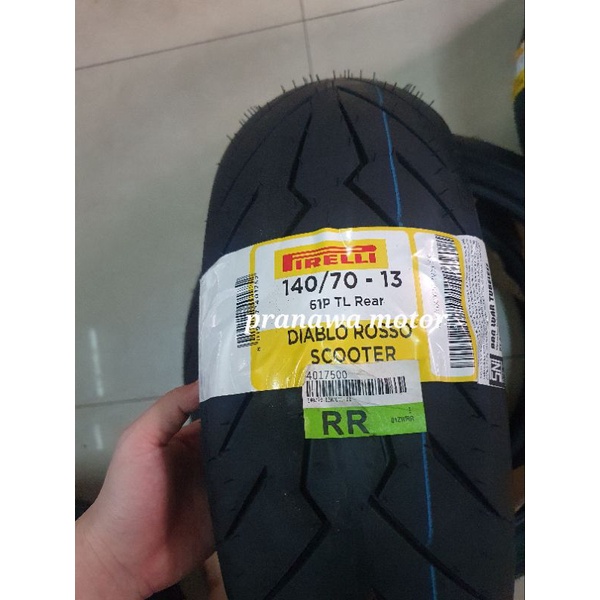 Ban Pirelli 140/70-13 Diablo Rosso Scooter Tubeless ADV 160 PCX 160