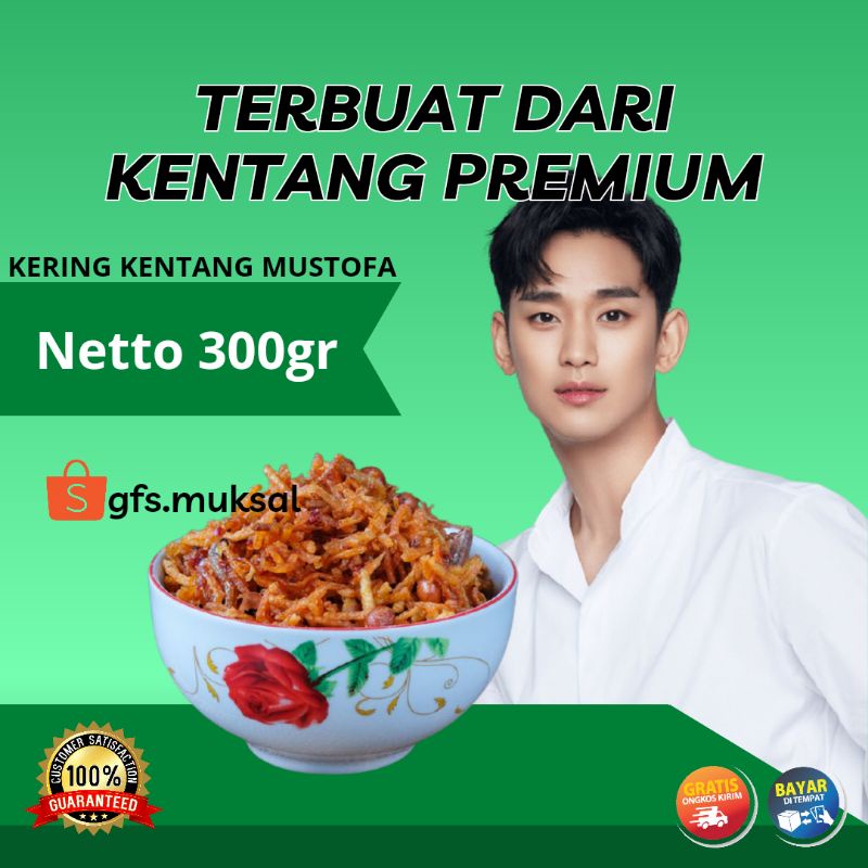 

Kering Kentang Mustofa Makanan Ringan Isi 300gram