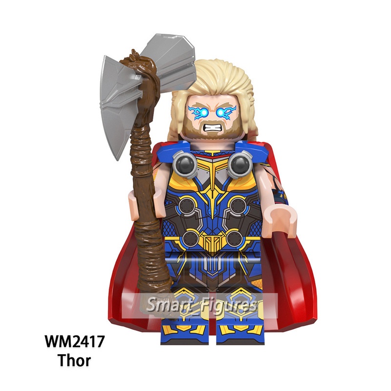 Mainan Action Figure Mini Karakter Marvel Thor Jane Foster Valkyrie Gol The Godslayer Star Lord WM6146