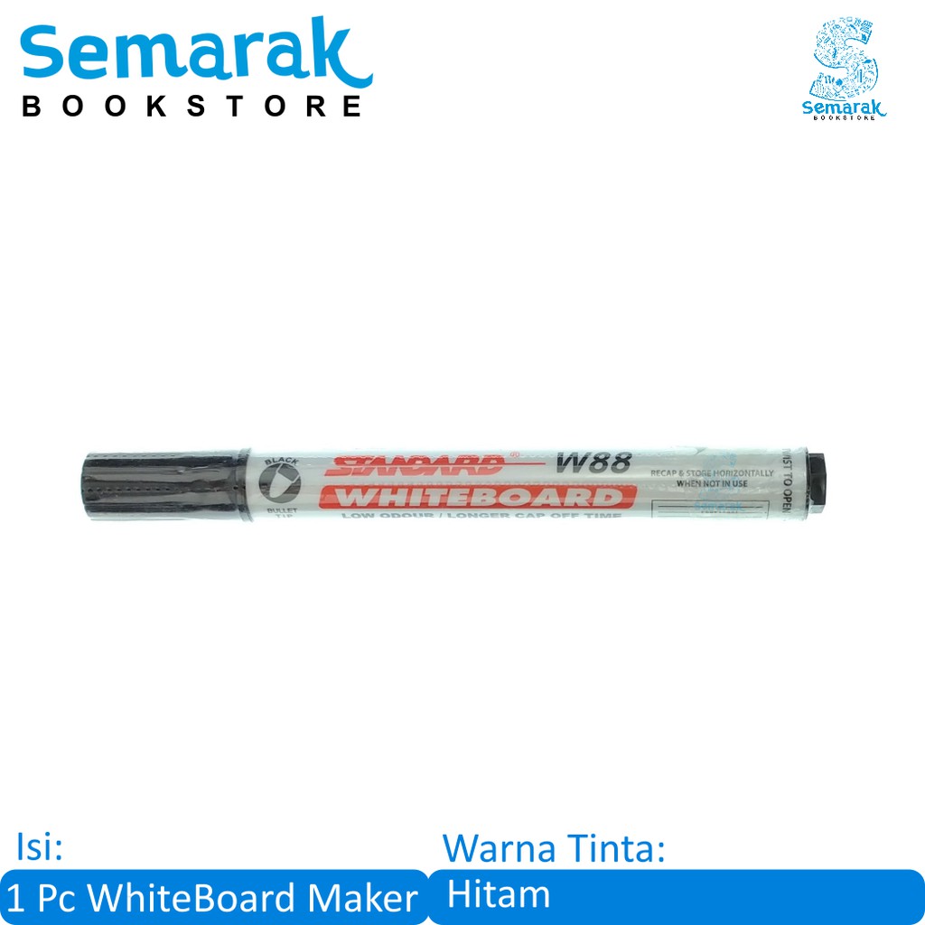 

WhiteBoard Maker Standard W88 - Hitam [1 Pc]