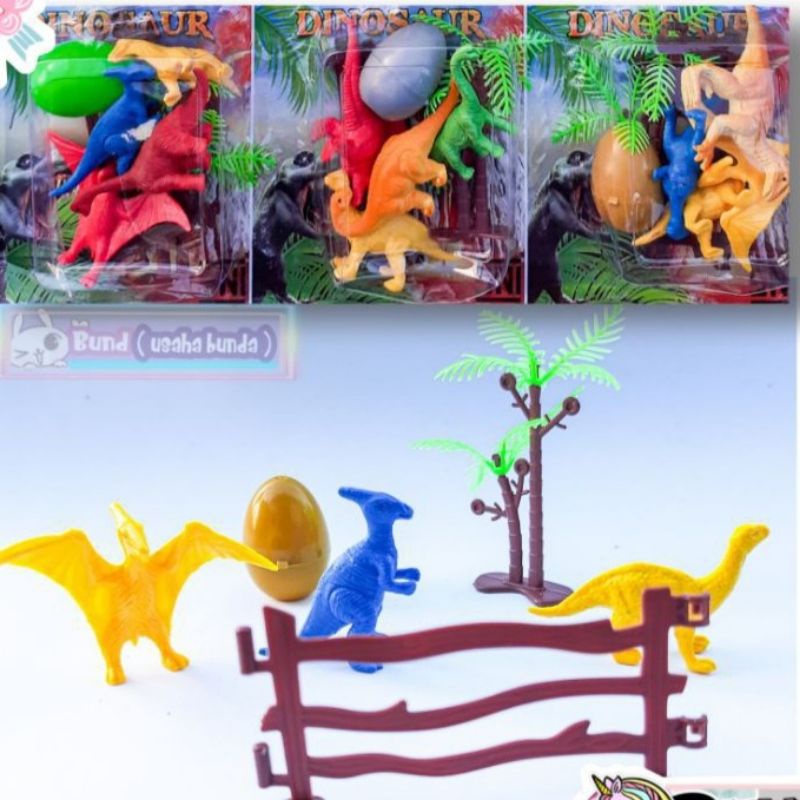 Mainan Hewan dan Dinosaurus Mini - Topper Cake ulang tahun Hewan Dinosaurus - Figure Animal