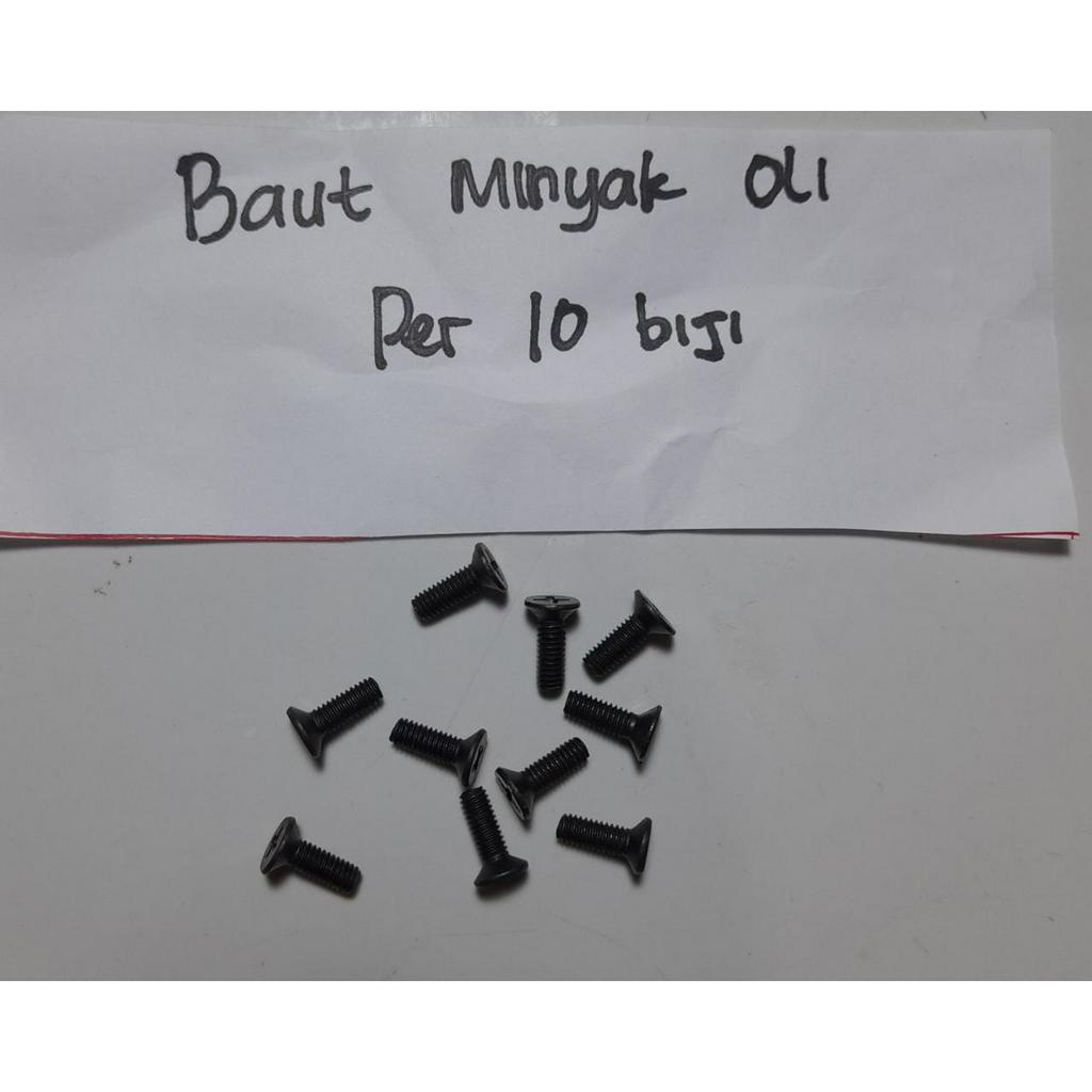 Baut Tutup Minyak rem master rem Harga Per 10Biji