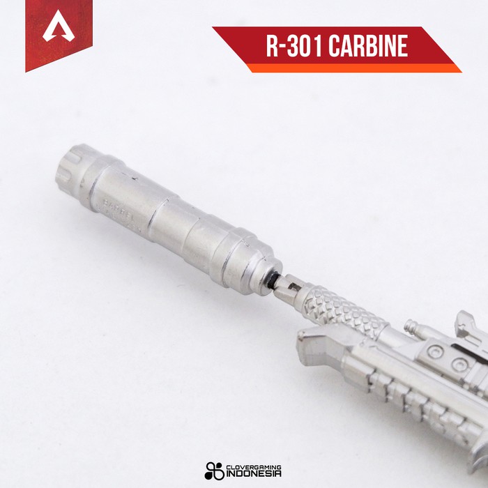 Miniature Apex R-301 Carbine Weapon - Keychain Figure Gaming