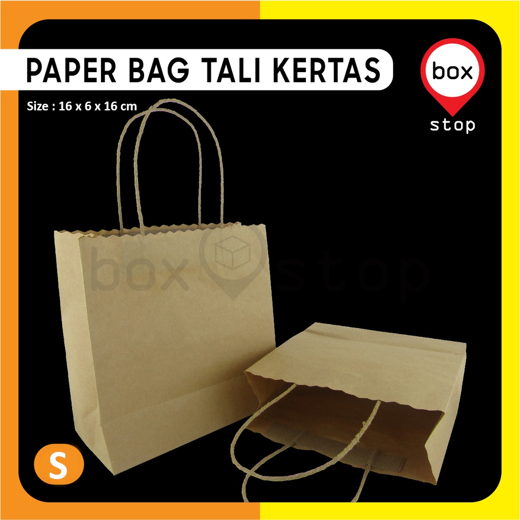 

Paper Bag Polos - Paper Bag COKLAT 16x6x16 cm - COKLAT -S ( 20 pcs )