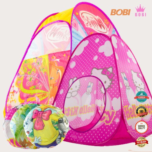 Tenda Anak Segitiga - Tenda Bola Anak - Pop Up Tent Baby Foldable Indoor Outdoor