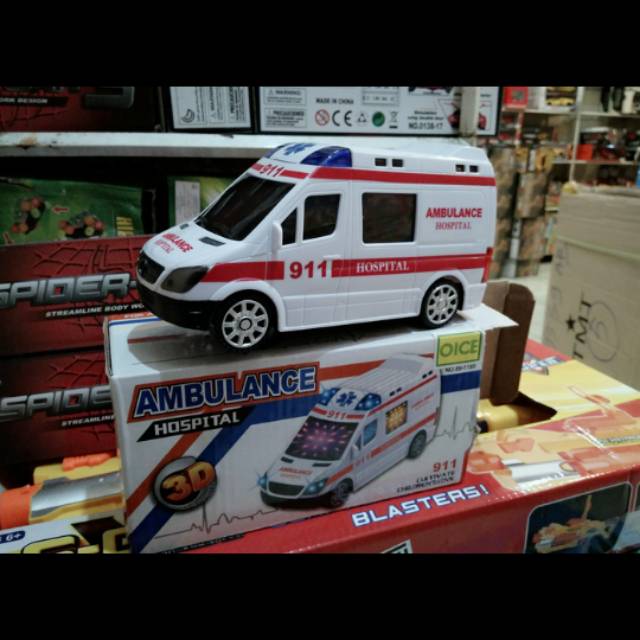 MAINAN MOBIL AMBULANS AMBULANCE