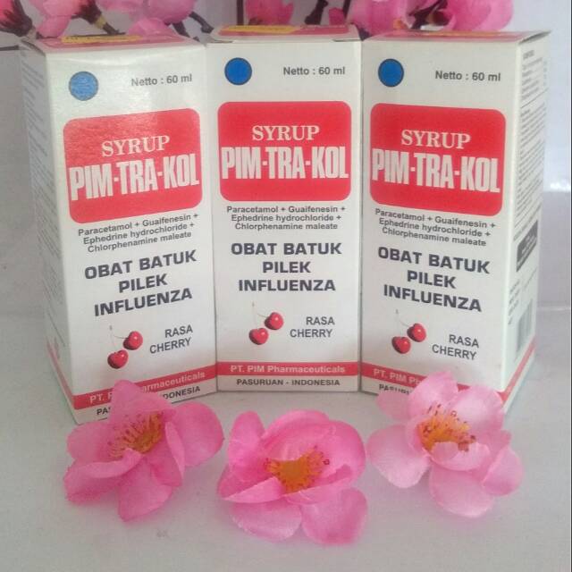 

PIMTRAKOL SIRUP RASA CERRY ISI 60 ML