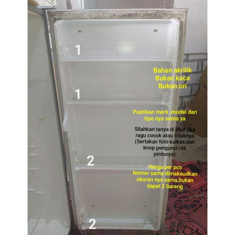 SERBAGUNA RAK PINTU LEMARI ES SHARP 1PINTU MODEL LEMON(LOVES)