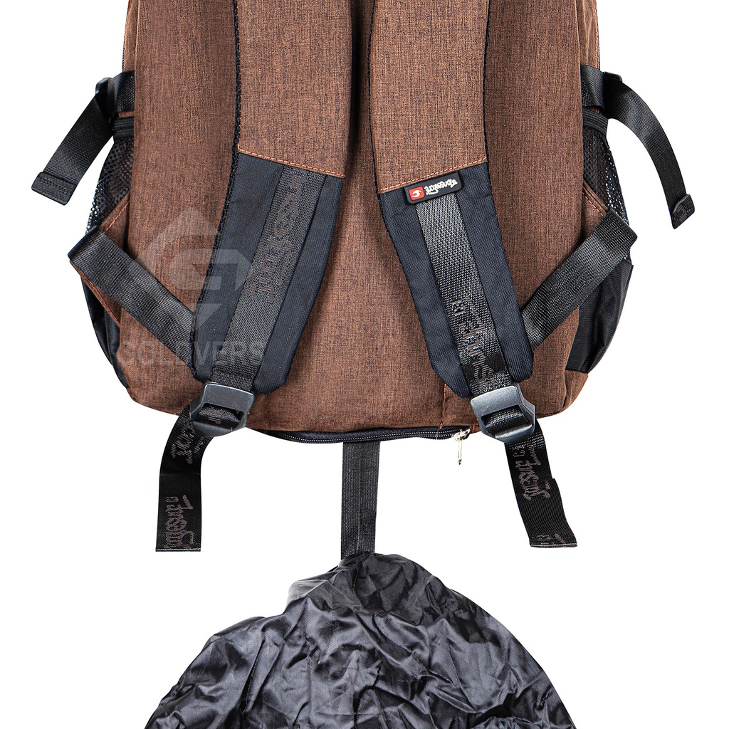 ALTO JUNGLESURF Tas Ransel Sekolah Prian Wanita Import Original High Quality FREE Raincover Jas Hujan Tas