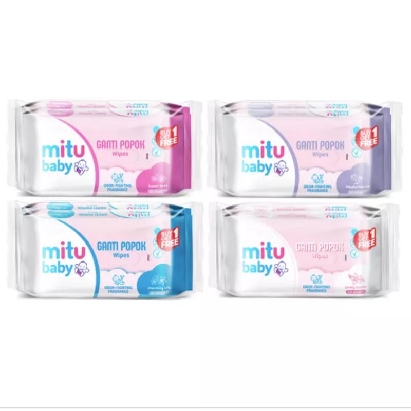 Mitu Baby wipes  2x50 sheets