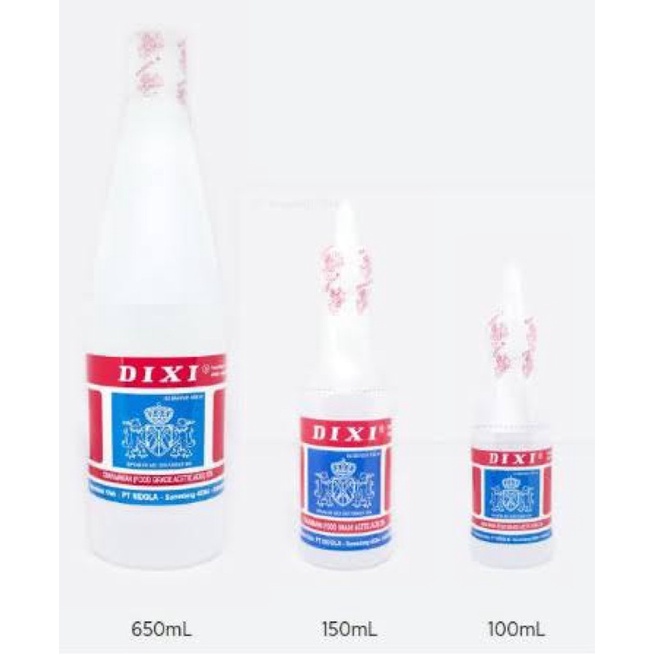 

Cuka Dixi / Cuka Makan 650ml,150ml,100ml