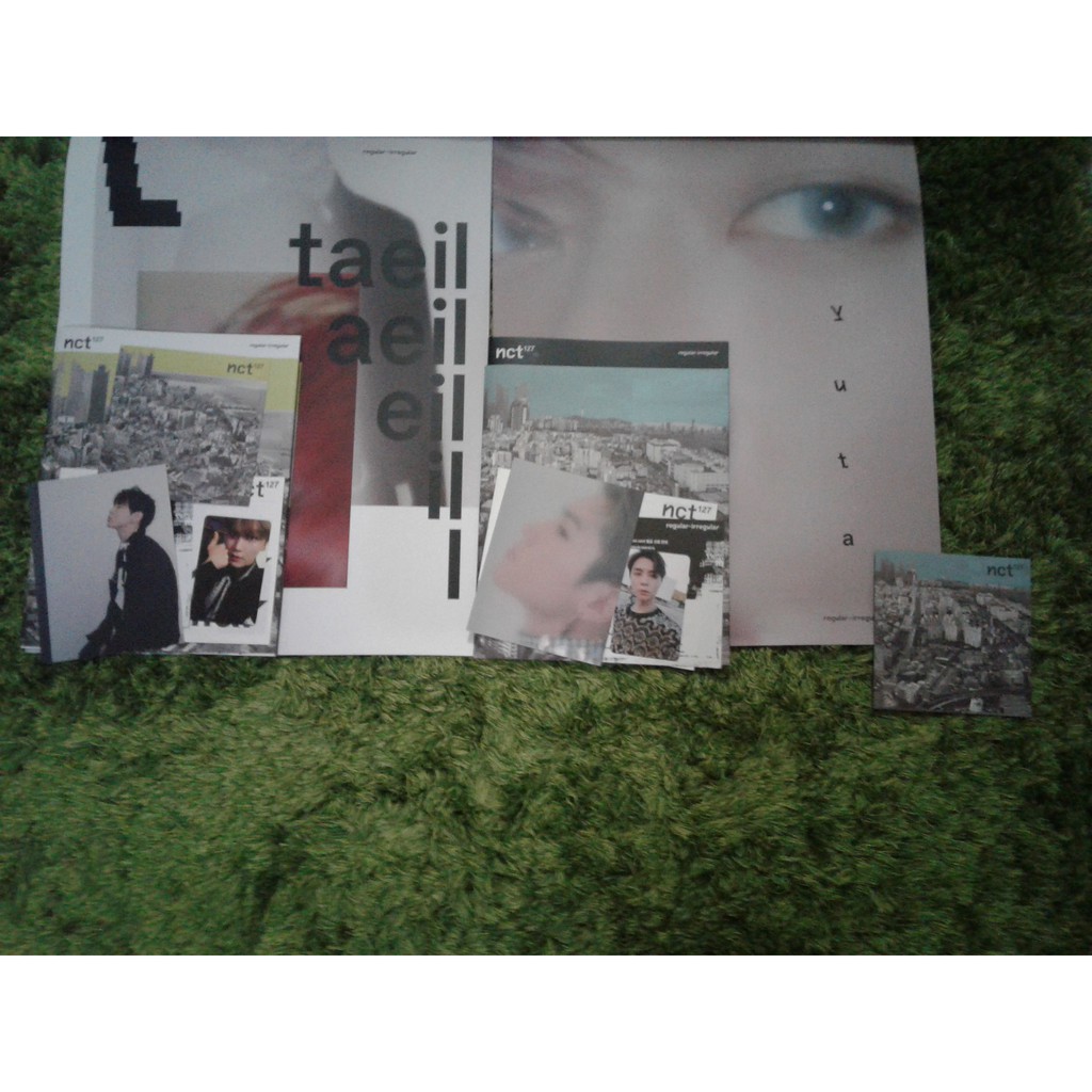 NCT 127 REGULAR IRREGULAR ALBUM POSTER YUTA TAEIL JOHNNY DOYOUNG TAEYONG PC POSTCARD SOFT COVER MAP