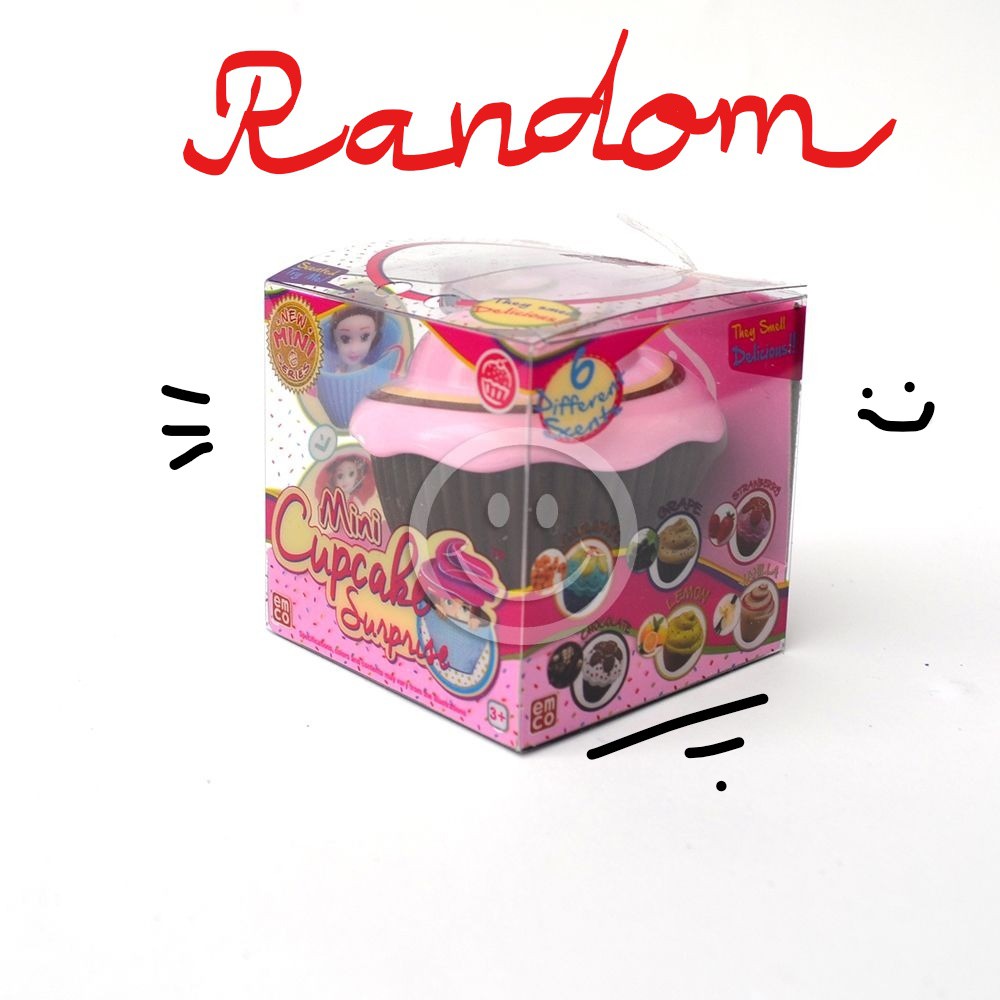 MINI CUPCAKE SURPRISE Cup Cake cupcakes cakes Emco Random Gacha Barbie Doll Mainan Anak Perempuan Cewek-BARBIE RANDOM MINI