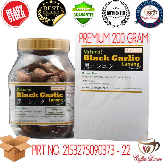 

Ready Stock ! Black Garlic Lanang Natural Premium 200Gr Bawang Putih Hitam Tunggal Termurah