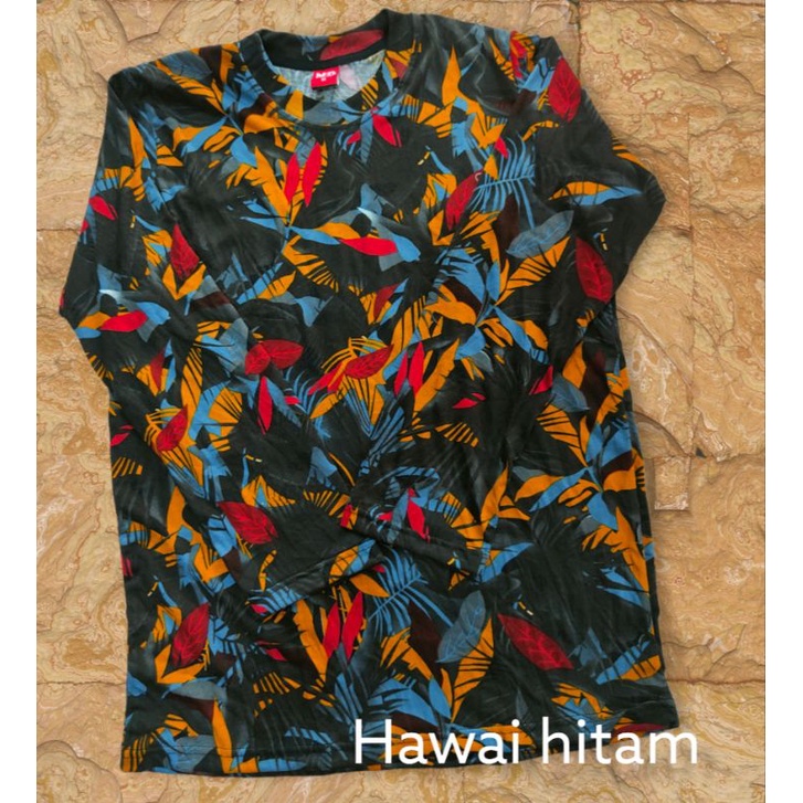 kaos oblong hawai size S-5XL