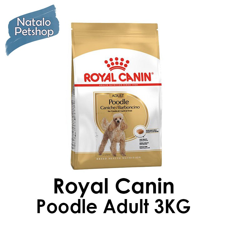 Royal Canin Poodle Adult Dog Food 3KG / Makanan Anjing / Murah