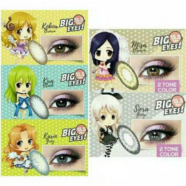 Softlens Manga Toon Big Eyes X2